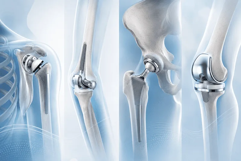 Prótesis de hombro, codo, cadera y rodilla